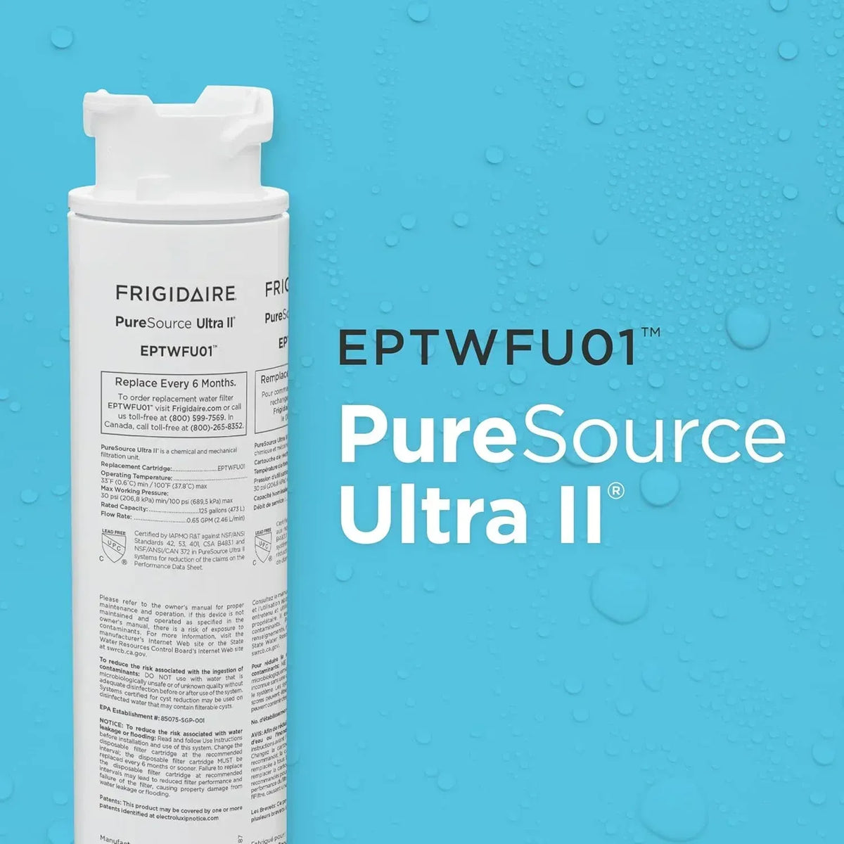 Frigidaire EPTWFU01 PureSource Ultra II Refrigerator Water Filter
