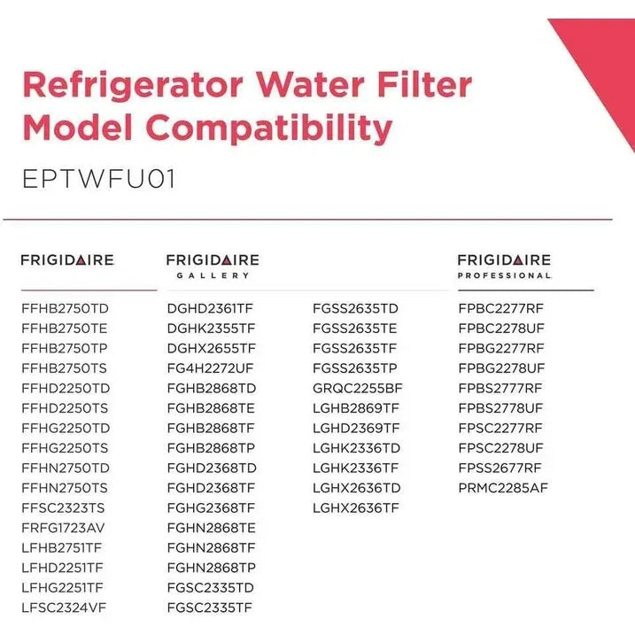 Frigidaire EPTWFU01 PureSource Ultra II Refrigerator Water Filter