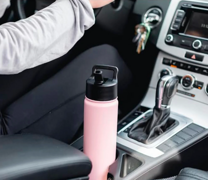 FreshH2OSource Almond Birch 22oz Insulated Water Bottle with Straw – BPA-Free, Leak-Proof, Stainless Steel